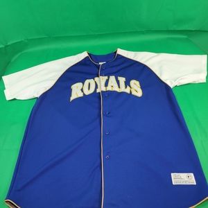 Vintage Kansas City Royals Baseball Jersey Genuine Merch True Fan Men's XXL